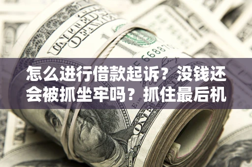 北京怎么进行借款起诉？没钱还会被抓坐牢吗？抓住最后机会！