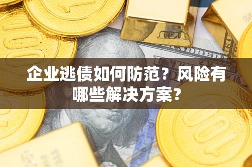 北京企业逃债如何防范？风险有哪些解决方案？