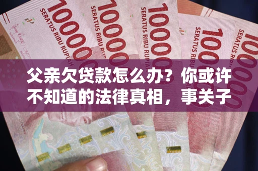 北京父亲欠贷款怎么办？你或许不知道的法律真相，事关子女未来