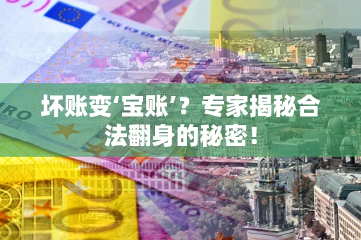 北京坏账变‘宝账’？专家揭秘合法翻身的秘密！