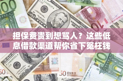 北京担保费贵到想骂人？这些低息借款渠道帮你省下冤枉钱
