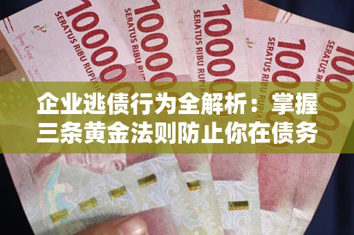 北京企业逃债行为全解析：掌握三条黄金法则防止你在债务乱局中“踩雷”