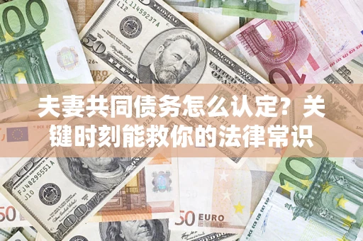 北京夫妻共同债务怎么认定？关键时刻能救你的法律常识