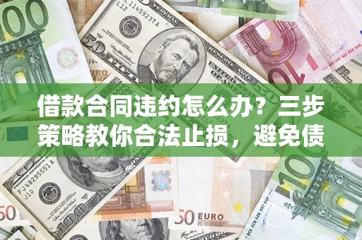 北京借款合同违约怎么办？三步策略教你合法止损，避免债务危机升级