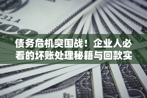 北京债务危机突围战！企业人必看的坏账处理秘籍与回款实战指南